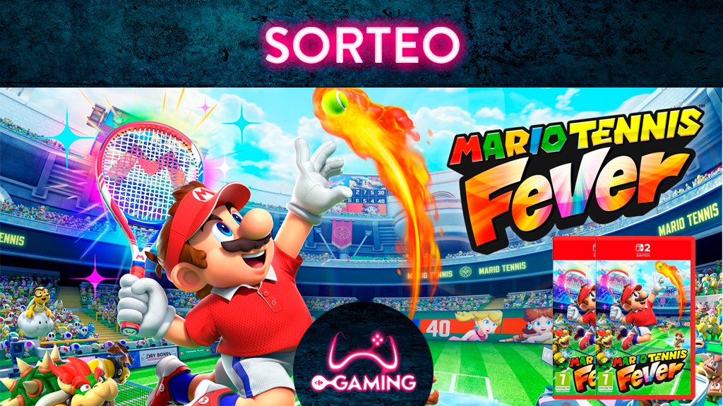⚠️ SORTEO ⚠️

¡Hay un código digital de #MarioTenisFever para #Switch2!

✅ Haz FAV y RT
✅Comenta con el hashtag  #CarrefourConMario
✅Participa tantas veces como quieras con amigos diferentes

¡Solo hoy!🍀 SUERTE

Bases acortar.link/PZgBIB