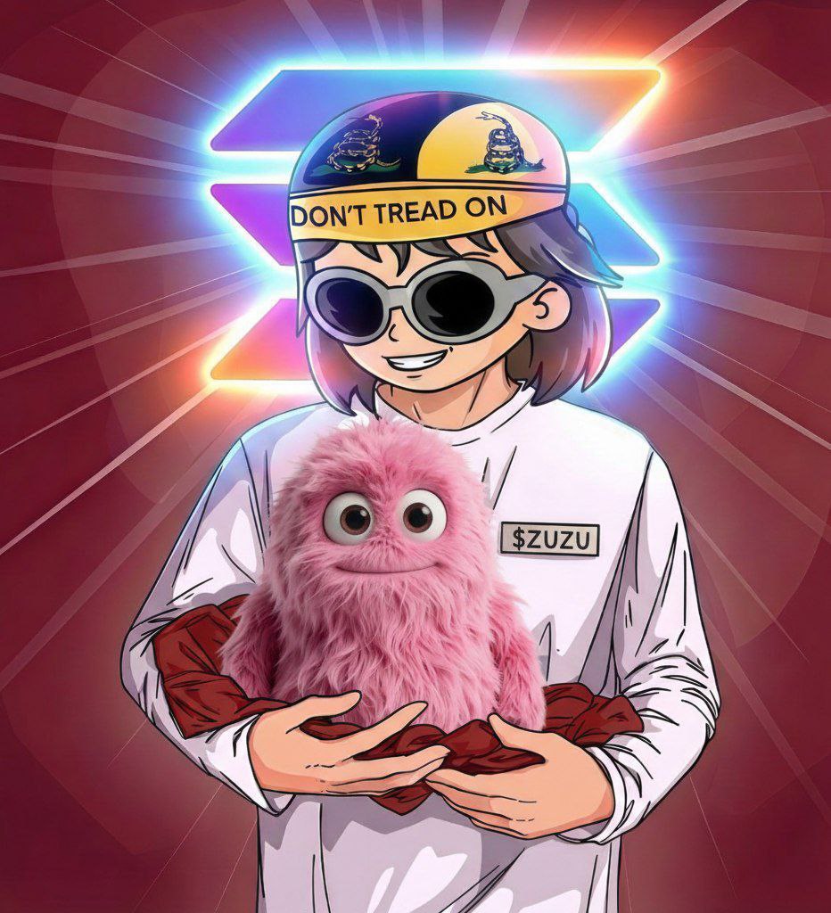 <a href="/SebastianWols17/">𝐂𝐑𝐘𝐏𝐓𝐎 𝐀𝐋𝐔𝐂𝐀𝐑𝐃</a> $zuzu isn’t just cute — he’s the pink witness to EVERY major event in history. Pyramids? Moon landing? BTC genesis? He saw it all. Now he’s here to 100x your bags. Early af.

Pumpfun: join.pump.fun/HSag/w31qk4dj
CA: AQCYoffFEqMf3HMU3nZ7ovB8iHgvXvCe58AnRpump