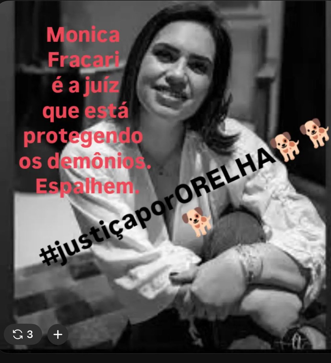 magafs's tweet image. Aproveitem e não divulguem a foto da juíza protetora de demônios!