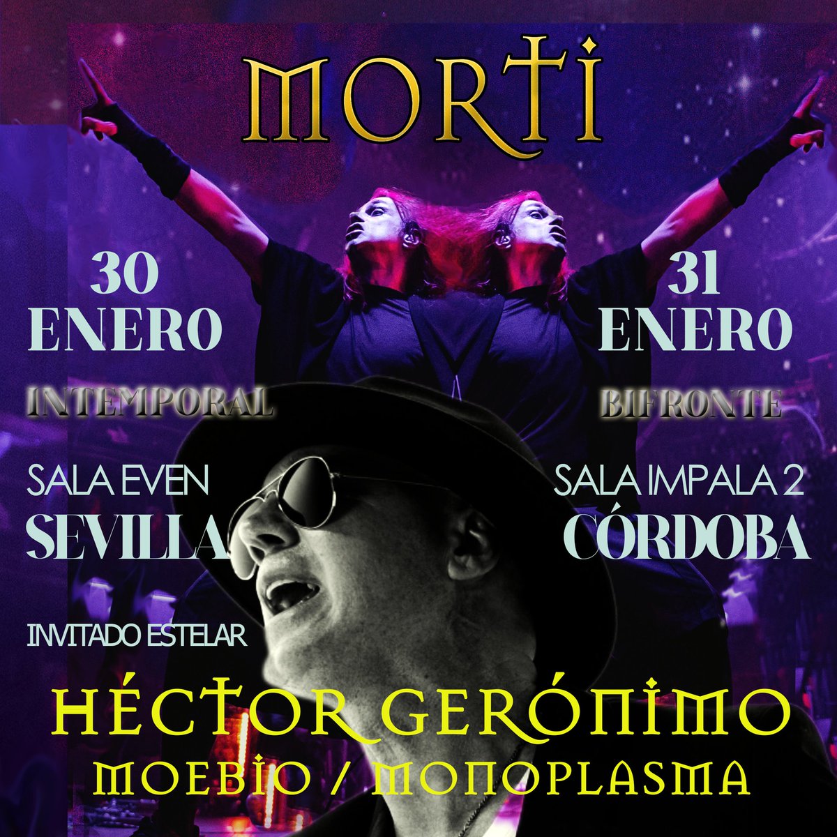 Y ahora de verdad empieza la cuenta atrás para ir al sur.
Como guinda a unas noches que seguro serán memorables,  contaré con invitados de lujo. El primero de ellos:
🌟 INVITADO ESTELAR
@hectorgeronimo_oficial
🔸 30 y 31 de enero – Sala Even y Sala Impala 2 – SEVILLA y CÓRDOBA