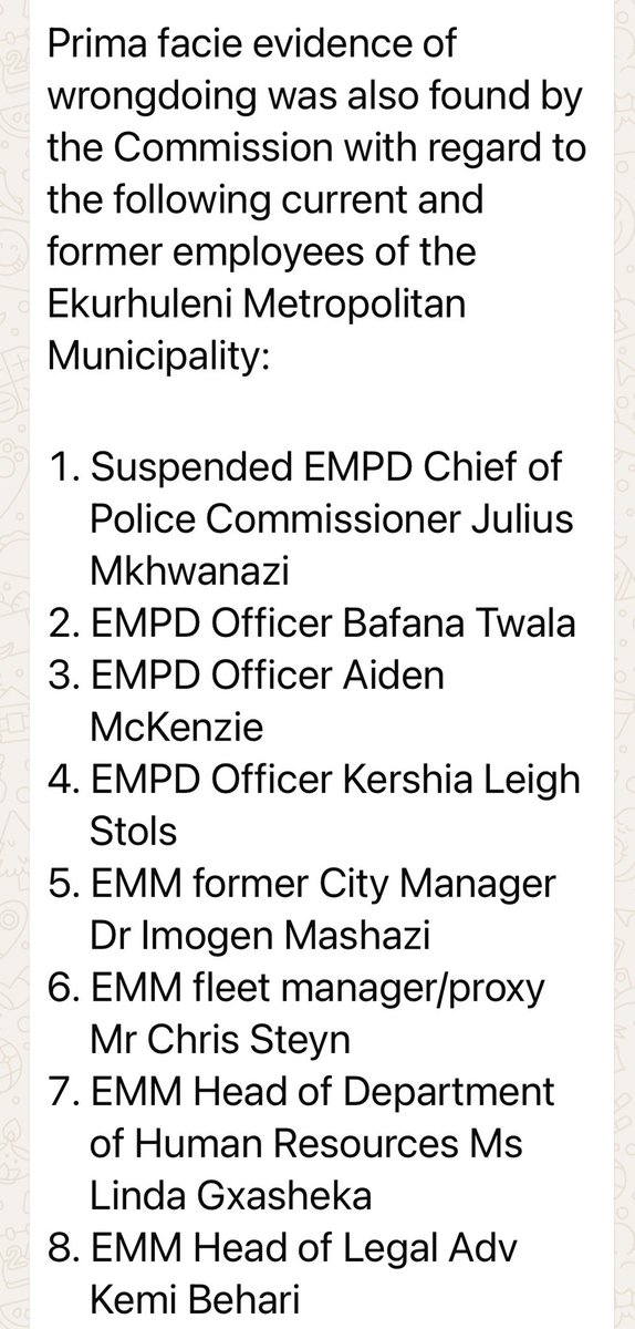 BREAKING: President <a href="/CyrilRamaphosa/">Cyril Ramaphosa 🇿🇦</a> has directed Cachalia, Gen Masemola to constitute a special investigations task team after having gone through the interim report of the #MadlangaCommission. Referrals for investigation include Senona, Shibiri, Nkwashu,Nkosi