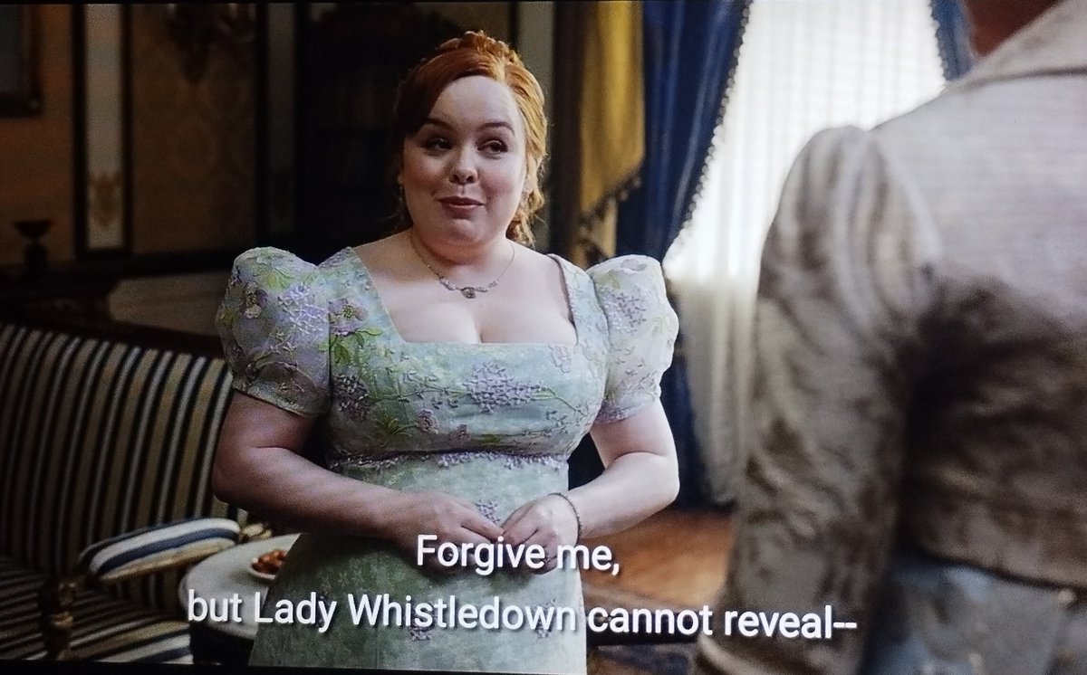 ximtorturedpoet's tweet image. Violet scolds Penelope the same way she scolds Colin in season 1 😭 #BridgertonSeason4