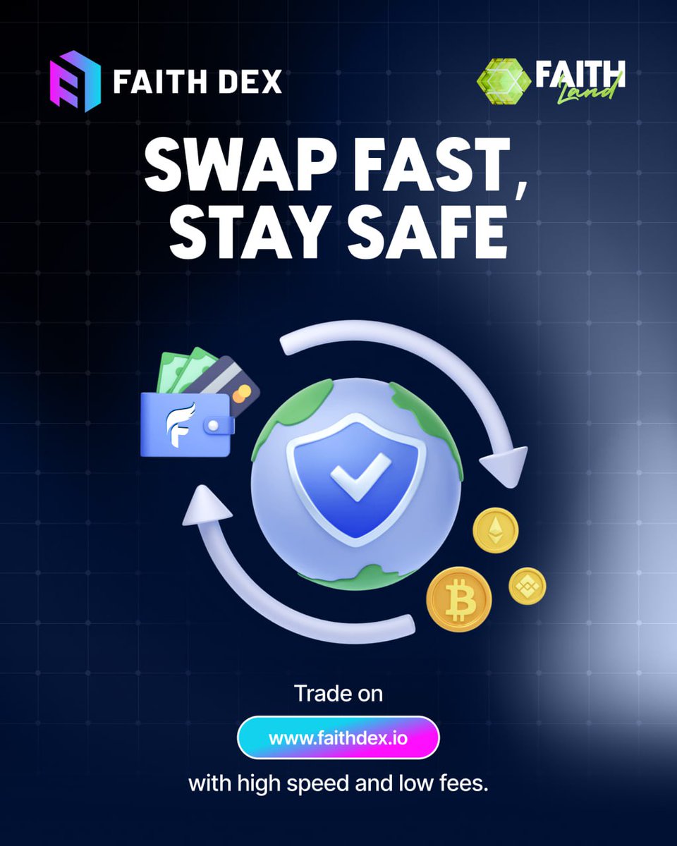 KFaith43239's tweet photo. ⚡️ FAITH DEX | SWAP FAST. STAY SAFE. 🔒

👉 Start now at https://t.co/brlDrweRrQ

#FaithDEX #FaithProtocol #Web3 #Blockchain #Technology #Metaverse #AI #Trading #Innovation #FutureOfTech #Faithecosystem https://t.co/psLwpv4ki6