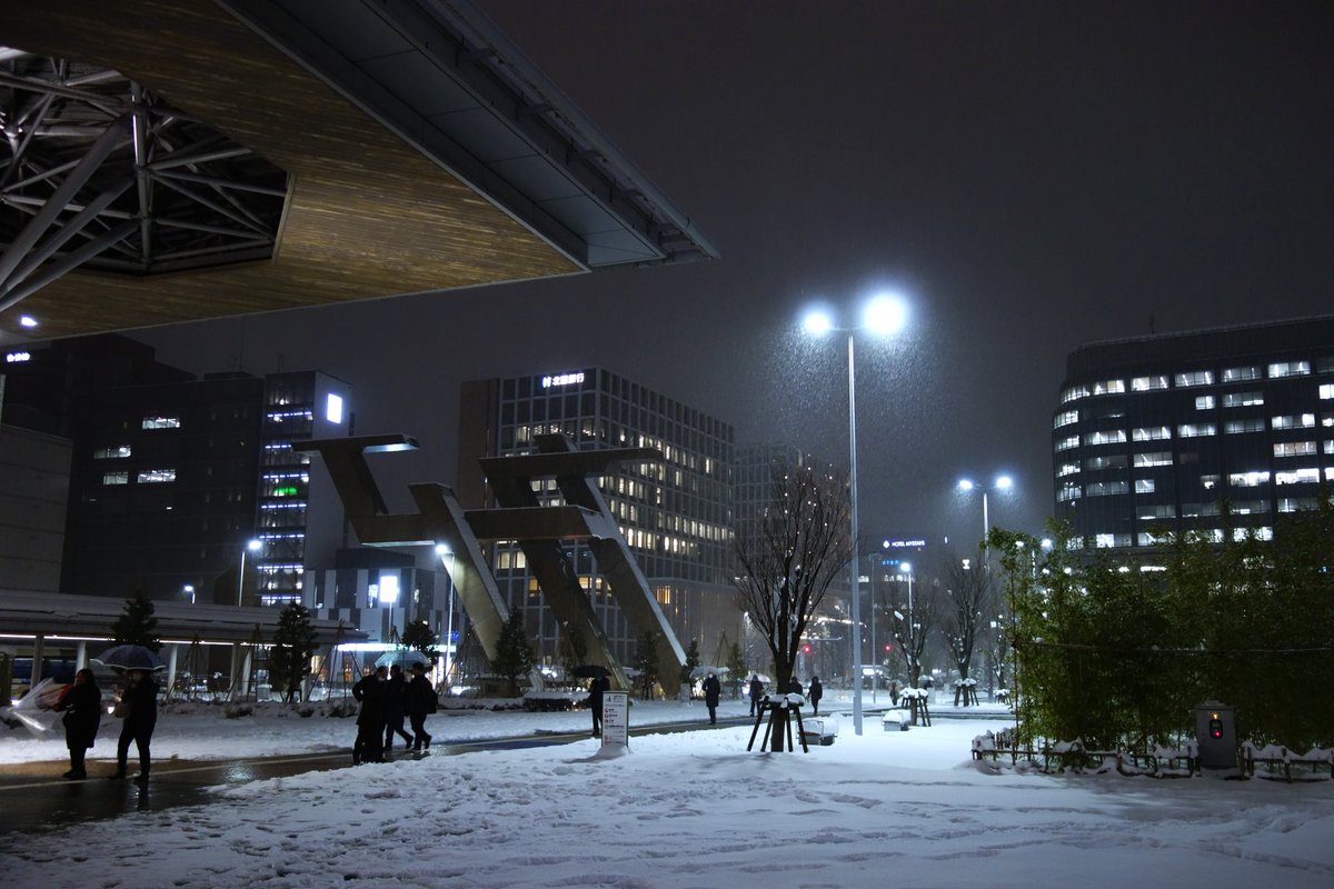 金沢駅西口 雪景色
#写真好きな人と繋がりたい
