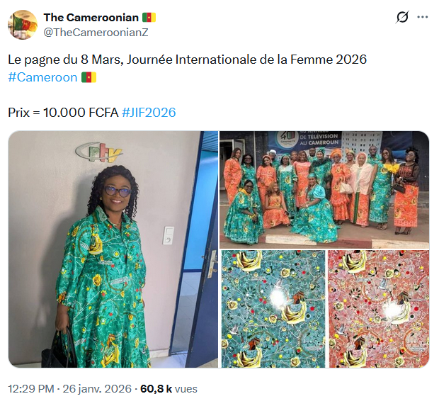 jtchoufang's tweet photo. Cher Remi, tu as déposé cet appel d'offres sans vraiment mesurer la portée de l'histoire.
En effet, depuis le lancement de la campagne pour le choix de la meilleure proposition de pagne le 26/09/2025, par la #MINPROFF, jusqu'aux sorties récentes, y compris du fournisseur officiel #CICAM, c'est un prix de départ de 10.000 FCFA l'unité, qui a été fixé pour les #JIF2026. Il est certes déjà en forte hausse car l'ancien tarif était de 6.800 FCFA.
Du coup, par quel montage est-ce que tout un ministère de la république, dans son appel d'offres, fixe-t-il l'unité à 25.000 FCFA (20 Mo FCFA pour 800 pièces), alors qu'on s'attend en la matière, à une mise en concurrence susceptible de rester le plus près possible du prix officiel?
Comment se fait-il que le prix unitaire est multiplié par 2,5 pour cet AO?
Cette gouvernance gabégique est véritablement un crime contre le peuple.