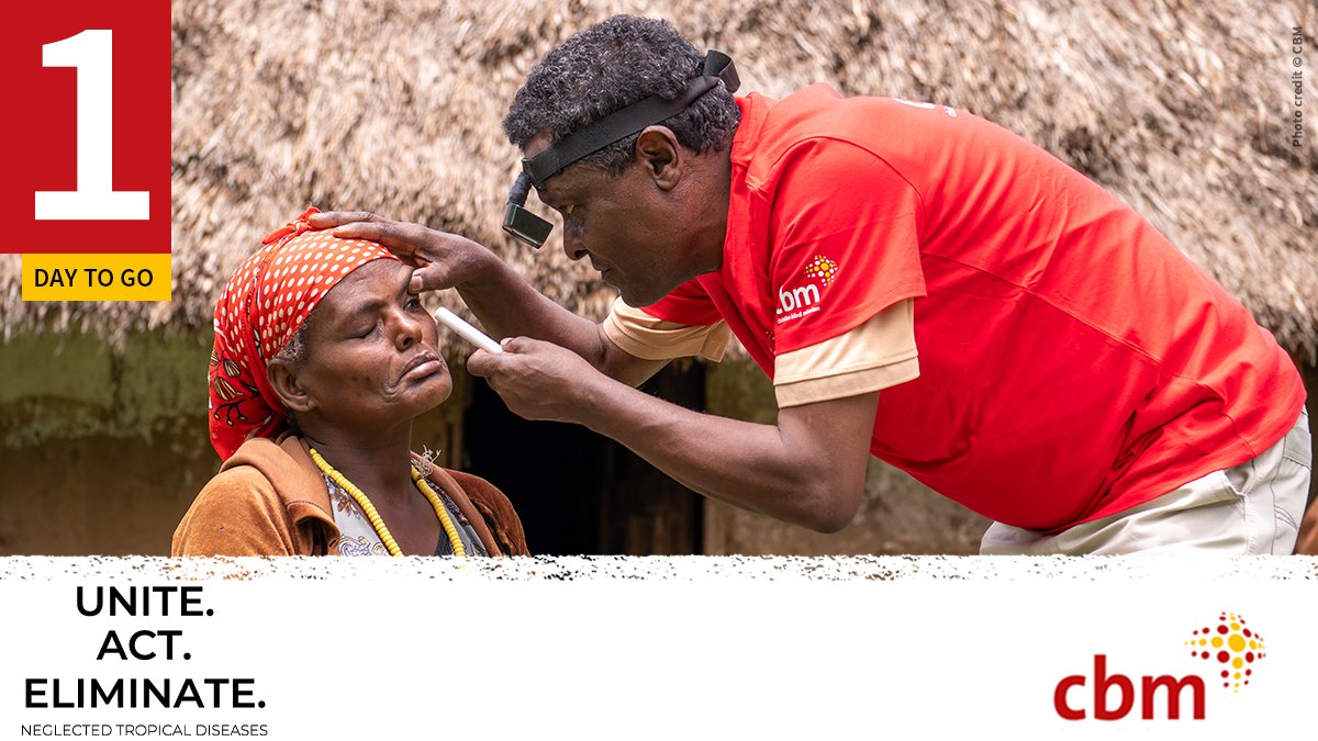cbmIHI's tweet image. 1 day to #WorldNTDDay 2026! 

Join the fight against #NTDs. Together, we can ensure that health services and opportunities are accessible to all. 

#Unite. #Act. #Eliminate. #NTDs.