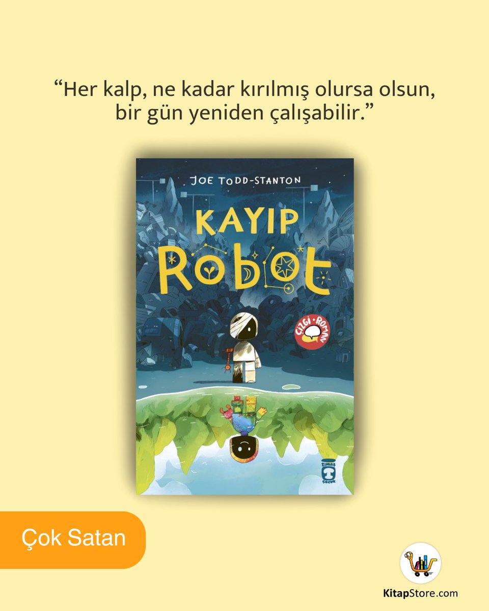 kitapstorecom's tweet image. 📖 Çok Satan: Kayıp Robot

Yazar: Joe Todd - Stanton

Bir sabah, çöp dağlarının arasında minik bir robot gözlerini açar. Hiçbir şey hatırlamıyordur. Ama içinde güçlü bir his vardır: Bir yerlerde ona ait bir dünya, onu bekleyen bir geçmiş vardır!

Kaybettiği hatıraların izini…