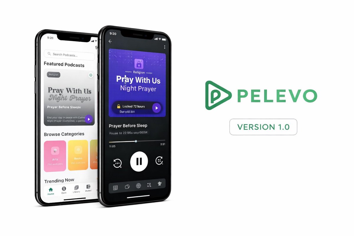 pelevoapp's tweet photo. Podcast lovers, rejoice! Pelevo is a next-level podcast app for discovering and listening to your favorite shows. Download the app at https://t.co/NH6h2DUYZe.
#pelevo #podcastapp https://t.co/xV8LOYzAZN