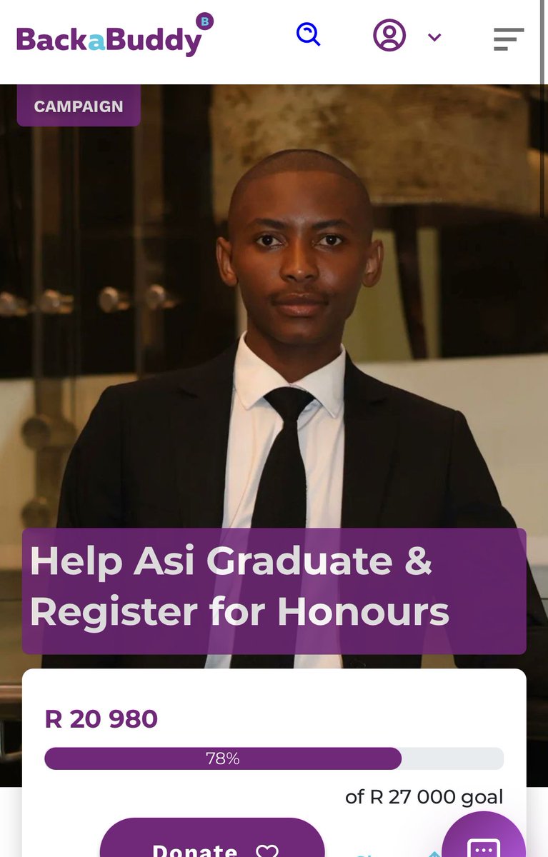 Oh twitter the power that you hold 😭🤍
I’m incredibly grateful to each and everyone who has contributed to my campaign. Thank you for your support. 

Please continue to share my campaign we’re so close to reaching the target. 

backabuddy.co.za/campaign/help-…