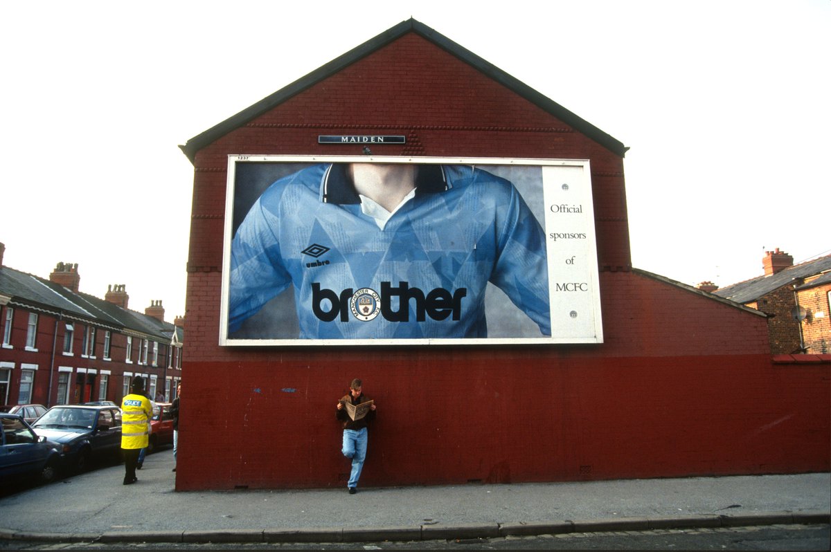 Copa90's tweet photo. Man City in the 90's💙