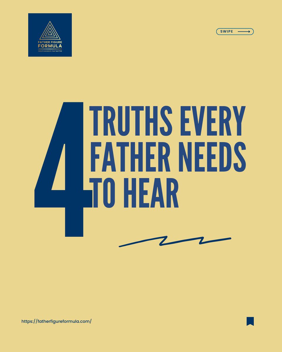 FatherFFormula's tweet image. Your kids watch more than they listen. 👀
 How you react teaches them how to live.

Be present.
 Play more.
 Pay attention.

That’s how strong fathers are built. 👨‍👧‍👦

#PresentDad #Fatherhood #DadLife #IntentionalFather #FamilyFirst #ModernDad #FatherFigureFormula