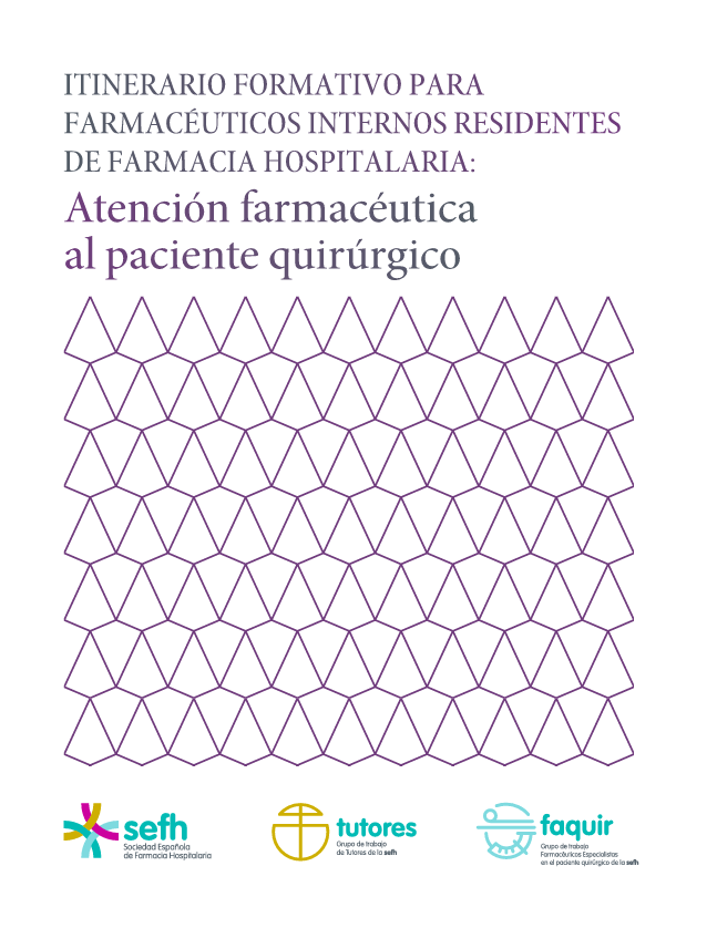 sefh_'s tweet photo. 🏥💉¿Qué conocimientos y habilidades debe adquirir un residente de farmacia hospitalaria en atención farmacéutica al paciente quirúrgico?  

🆕📚Ya disponible nuevo itinerario formativo para #FIR de @grupofaquirsefh y @tutores_sefh

 📌 Incluye aspectos como la valoración integral del paciente, la adecuación  terapéutica, la conciliación, la seguridad y la logística

Descarga aquí: https://t.co/0ueGE71oSu