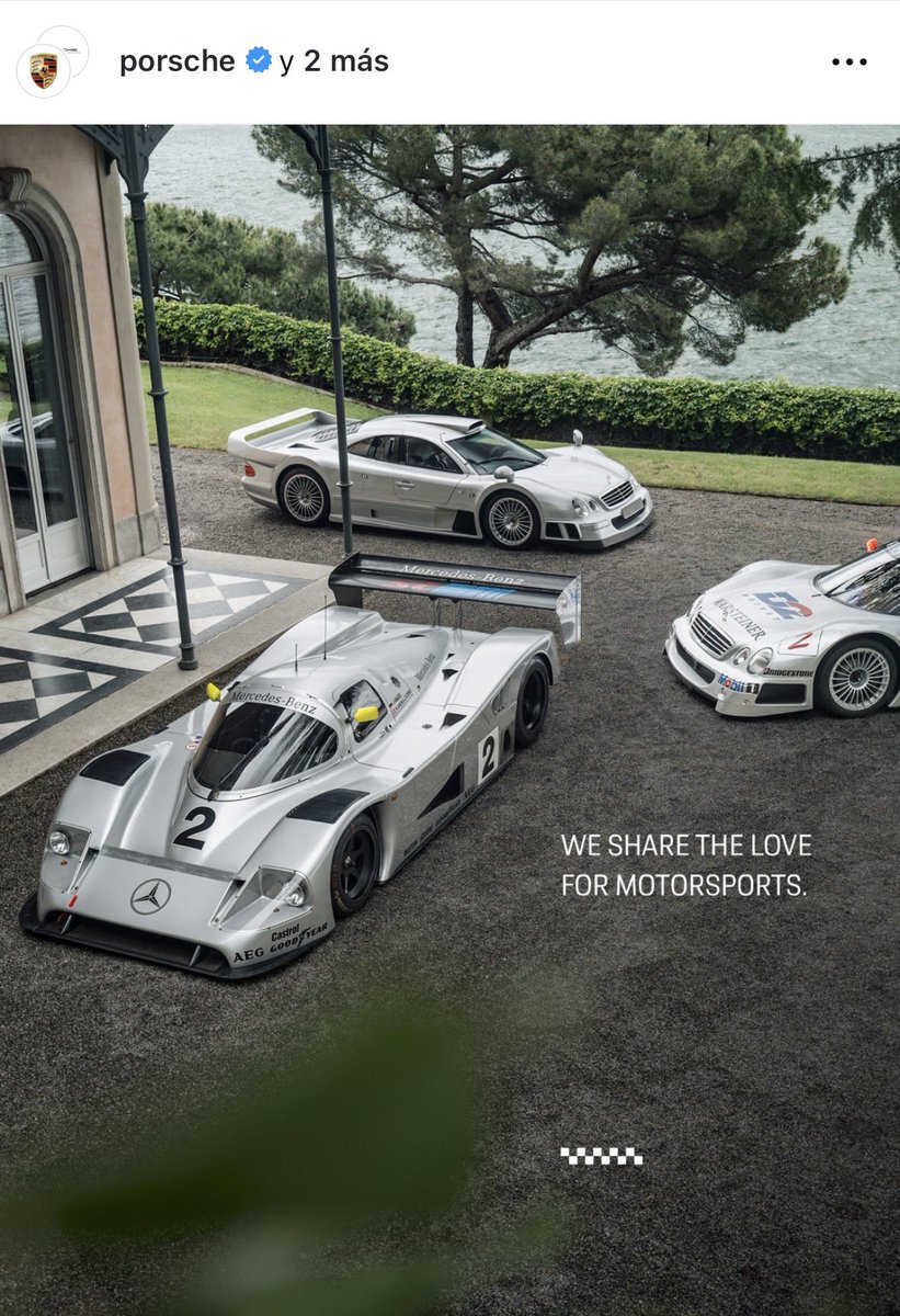 Porsche saluda así a Mercedes-Benz por su 140 cumpleaños
Solo los grandes hacen esto. 
PD. ¿No se olvidaron de mencionar otra característica más que tienen en común (de su pasado)? 👀🤣