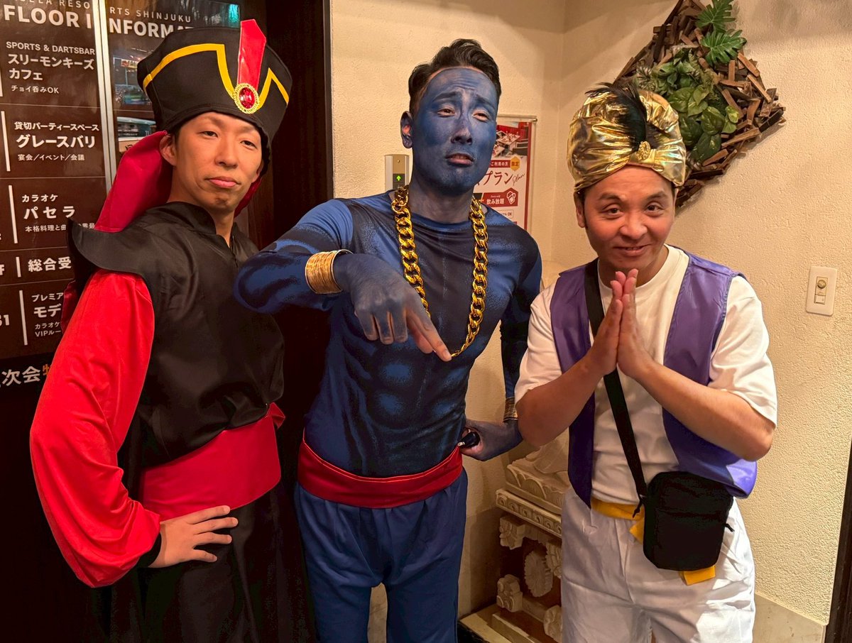 振り製作完了！！！！！！
前回9月なのでだいぶ空きましたが2026年無事にはじまった･･･🫠
今年も踊ってて楽しい、気に入って貰えるような振り製作できるように精進して参ります今週末1/31(土)18時よりSTAR FIREお待ちしておりまする🙇‍♂️

写真はハロウィンのお気に入りなやつ🧞‍♂️
*