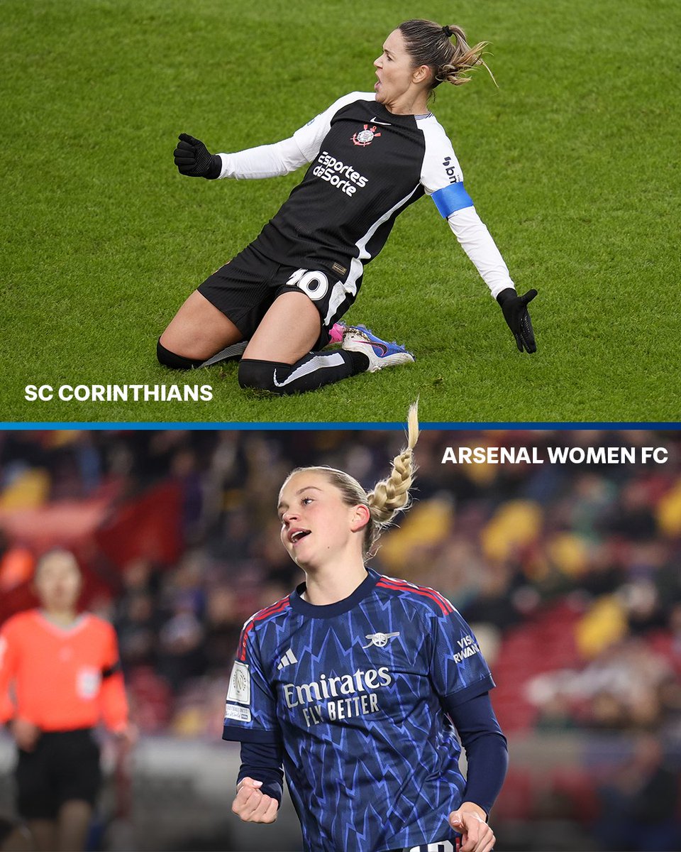 FIFAcom's tweet image. FIFA Women’s Champions Cup final match-up locked in 🔒 

@SCCPFutFeminino and @ArsenalWFC will compete to be crowned the first-ever #FIFAWCC winners 🏆