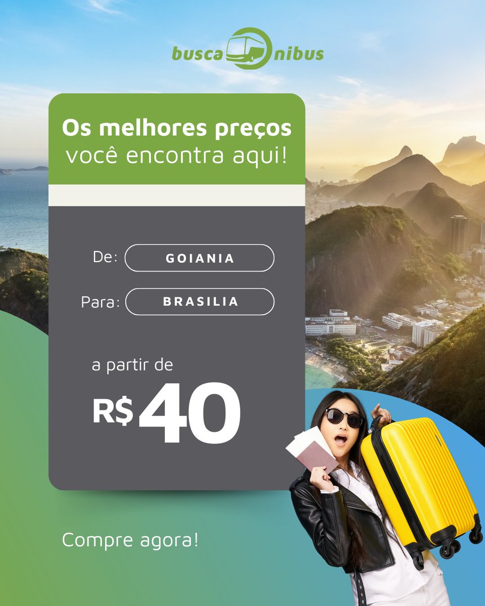 Querendo viajar nesse fim de semana? 🚌

No <a href="/buscaonibus/">BuscaOnibus</a> você encontra as melhores opções de passagens para as suas viagens! 

Não perca tempo, os valores podem variar ao longo do dia.

Acesse buscaonibus.com.br e saiba mais!

#viagem #passagembarata #destinos