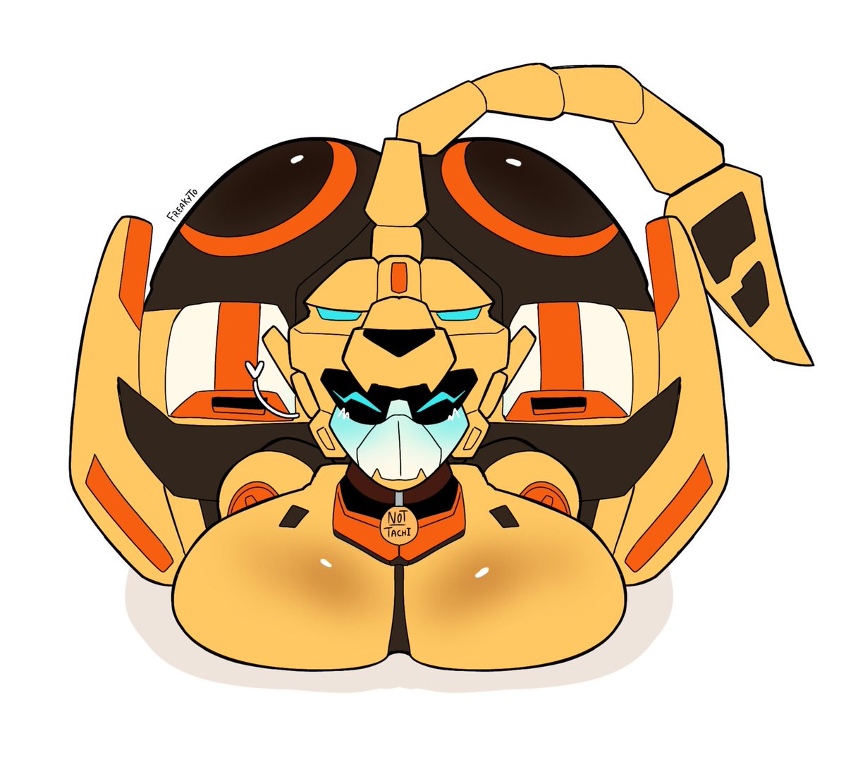 Robot loaf🍞💛
#nsfwart