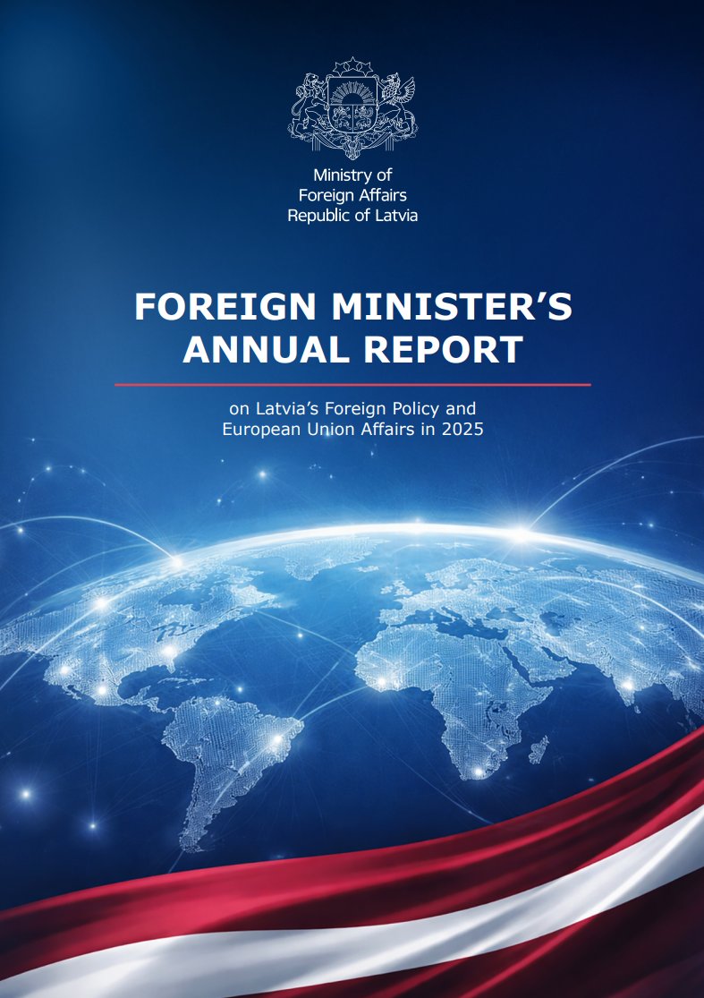 ✨Today's event of the day in #Latvia 🇱🇻 is the annual debate on foreign policy <a href="/Jekaba11/">Saeimas ziņas</a> , kickstarted by an address by FM <a href="/Braze_Baiba/">Baiba Braže</a>. Ahead of debates, FM's Annual Report on Foreign Policy &amp; EU Affairs 2025-2026 has been published, available here 🔗mfa.gov.lv/en/foreign-min…