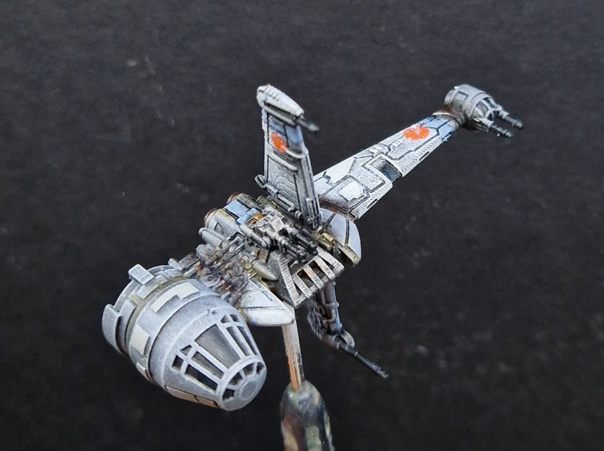 BoardPainted's tweet photo. Revisando fotos de encargos antiguos. Esta mini me encanta como quedó.
#xwing #starwars #bwing https://t.co/dxP6ytZZPa