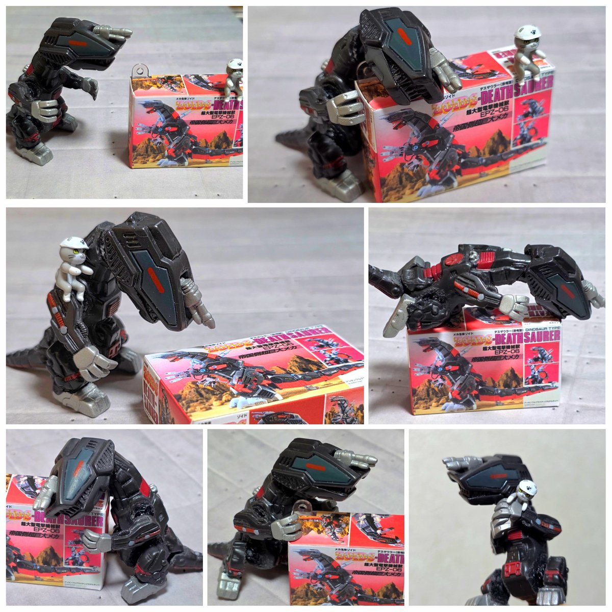 1993IslaNublar's tweet photo. #ゾイド　肩ズン
デスザウラー
アクションフィギュアに改造
#カプセルトイ https://t.co/t4sxo5jAF7