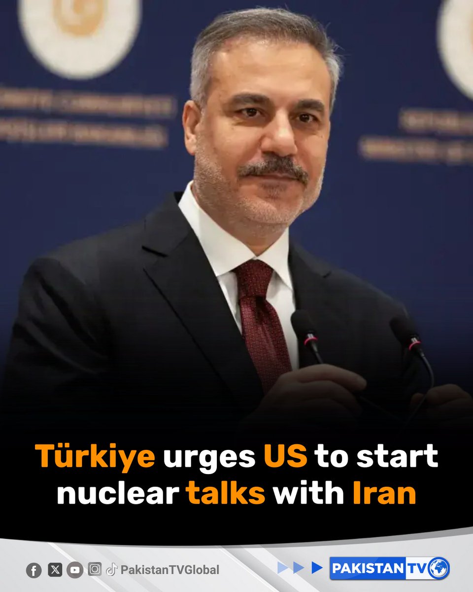 PakTVGlobal's tweet photo. Türkiye's top diplomat urged Washington to start nuclear talks with Iran, as US warships arrived in the region ahead of a possible strike.
#TurkiyeUSRelations #IranNuclearTalks #MiddleEastTensions #USWarships #DiplomaticPressure #IranUSCrisis #RegionalSecurity #GlobalDiplomacy #PakistanTV #PakistanTvglobal
