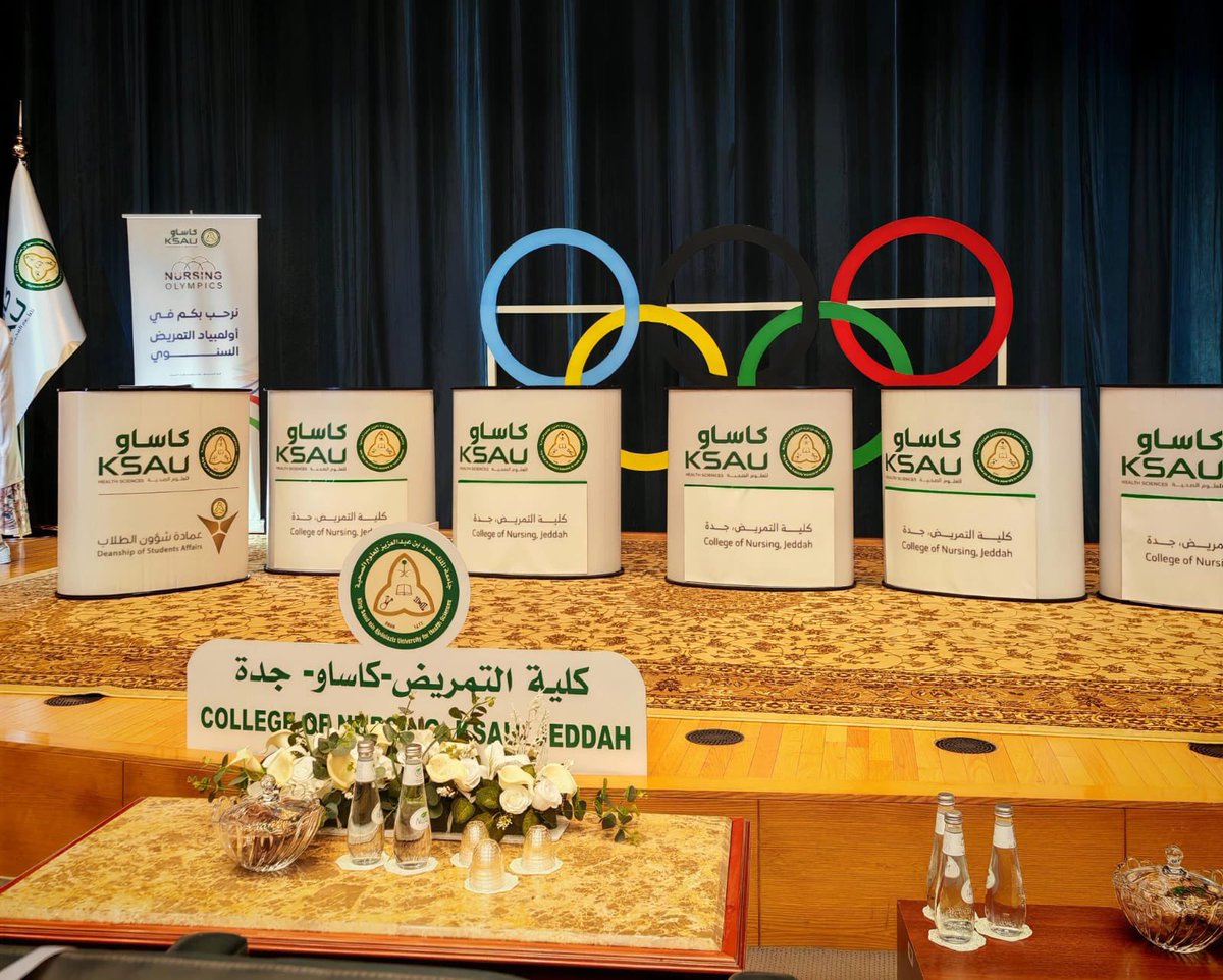 Nur_uoh's tweet photo. يشارك اليوم فريق من كلية التمريض بجامعة حائل في اولمبياد التمريض 2026 والتي تعقد في رحاب جامعة الملك سعود بن عبدالعزيز للعلوم الصحية في مدينة جدة. https://t.co/FdC7ARFXpT