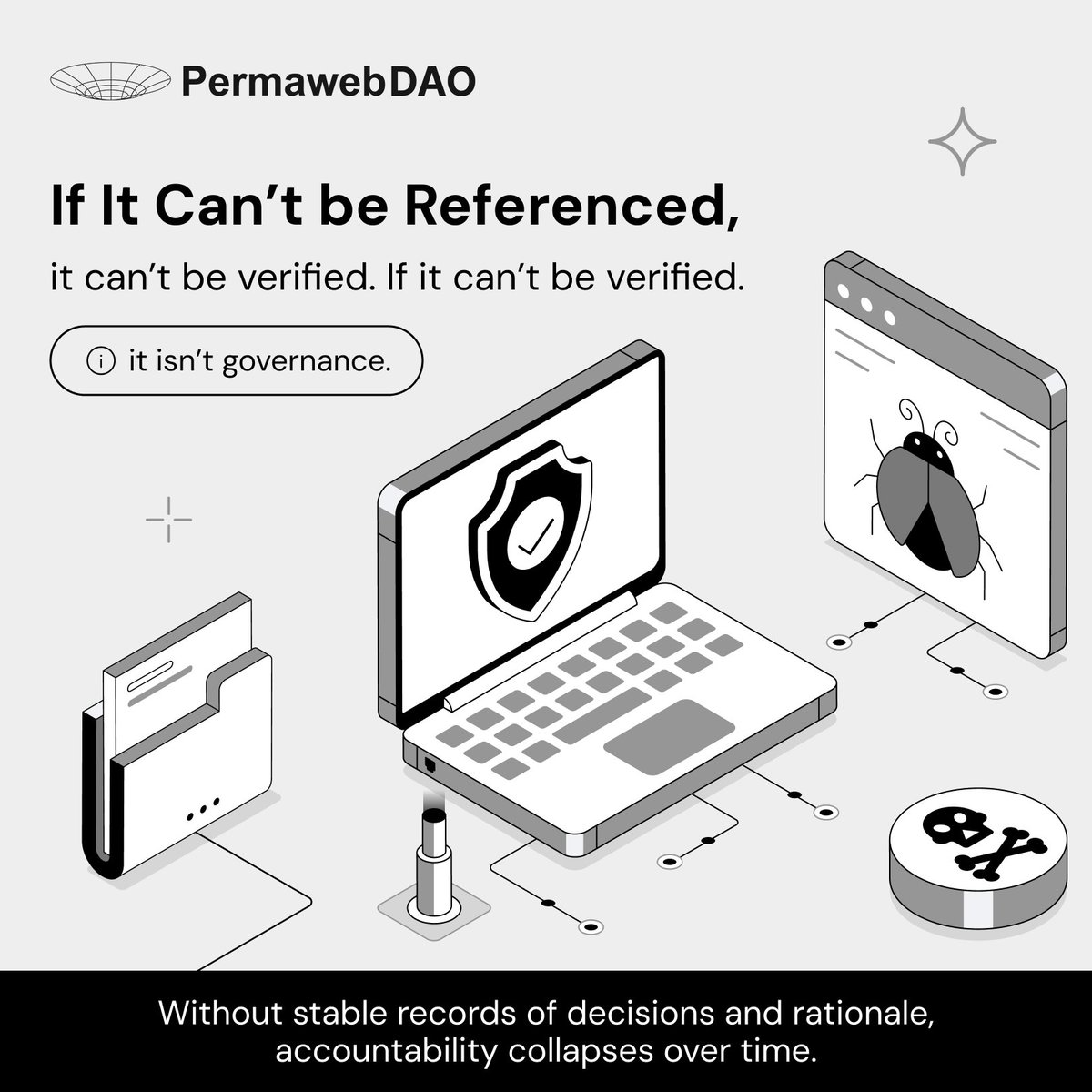 Reference is accountability.

Governance needs a record, not just vibes.

Without a stable reference, context fades and accountability dies.

<a href="/Permaweb_DAO/">PermawebDAO</a> is fixing this.

By archiving every decision permanently, they turn quick votes into a verifiable system.

Keep 👀 <a href="/0G_labs/">0G Labs (Home of Infinite AI)</a>