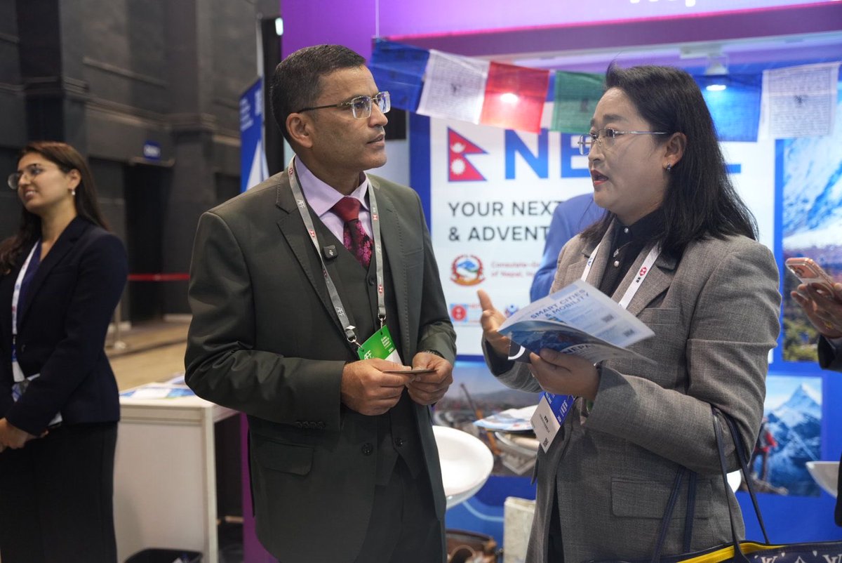 BindeswarP's tweet photo. Consulate General of Nepal of Hong Kong participated in the Asian Financial Forum on January 26-27 first time with its booth. Taking theme, “ Nepal: Your Next Investment and Adventure Destination.” https://t.co/73eLsOrre4