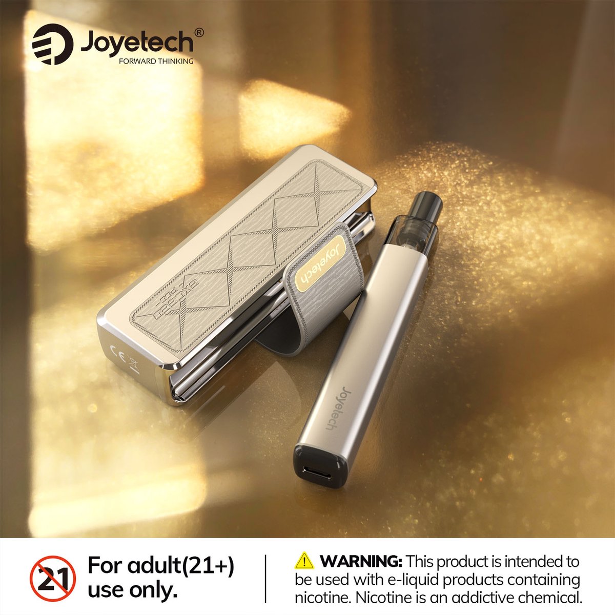 Stay powered throughout the day.
The EXCEED PCC combines a 2000mAh charging case with a 600mAh device, delivering a total capacity of 2600mAh.
Perfect for daily use, travel, and long hours on the move.

Warning: 21+ only.
#EXCEEDPCC #chargingcase #portable #refillable  #joyetech