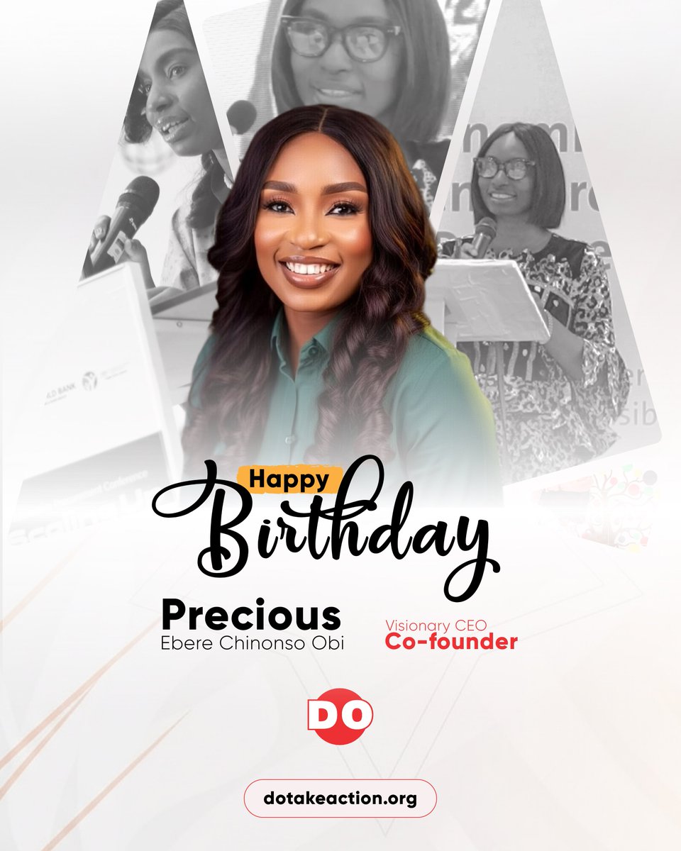 do_takeaction's tweet photo. Wishing our CEO a very happy birthday!

Thank you for your visionary leadership and unwavering commitment to DO Take Action and our team's development.

Join us in celebrating! Share your birthday wishes in the comments below. 🎂

#DoTakeAction #MADAMDO #HappyBirthday #TakeAction https://t.co/1dqS1kkRja