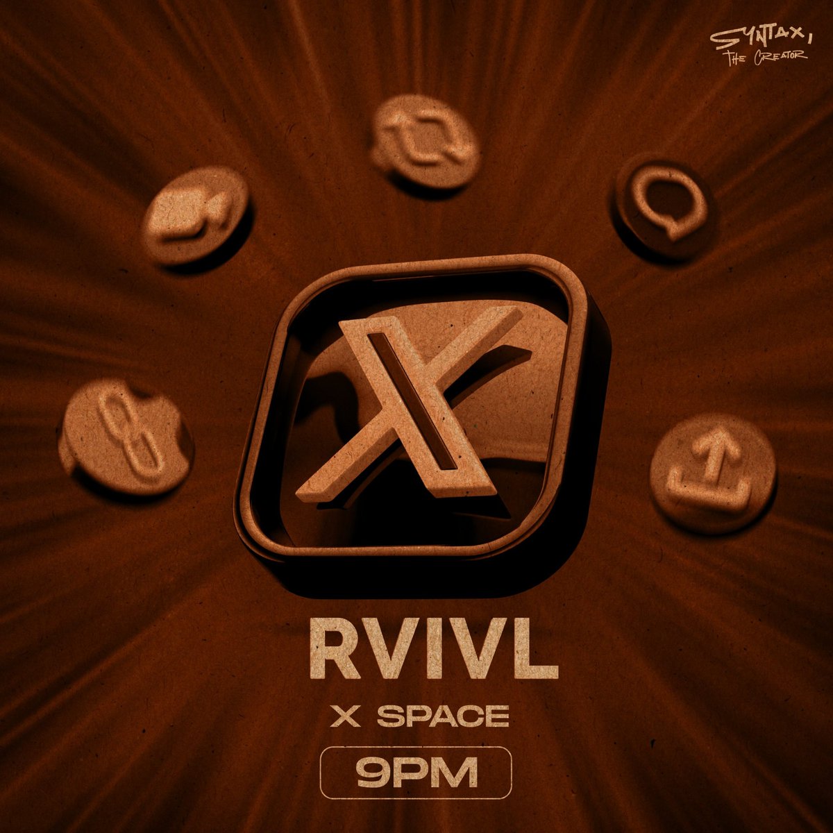 Syntaxdeycook's tweet image. RVIVL #Conversations
FRIDAY - 9PM 🎹