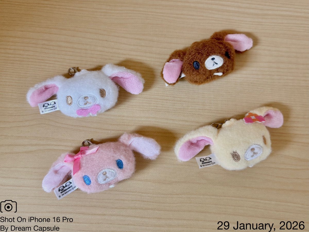 dreamcapsuleCEO's tweet image. 🌟新入荷ガチャ商品プレゼントCP🌟

つなげてかわいい🎀
「シュガーバニーズ ぬいぐるみチャーム」

フォロー&amp;amp;RP(RT)していただいた方の中から抽選で2名様に全4種セットをプレゼント🎁
ドリカプへの入荷日とキャンペーン詳細は↓

#ドリームカプセル #ガチャ専門店