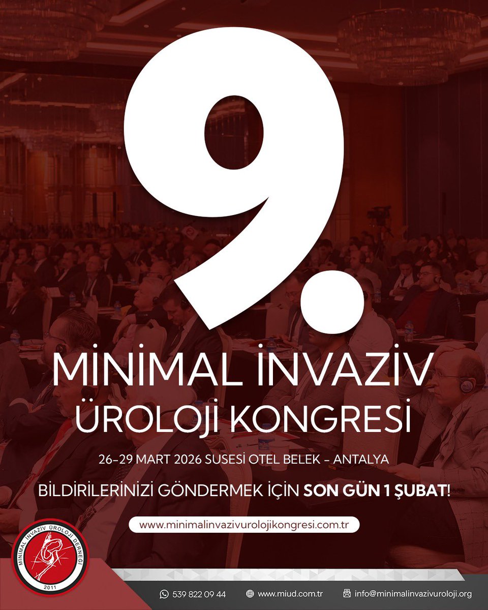 Minimal İnvaziv Üroloji Derneği tweet media