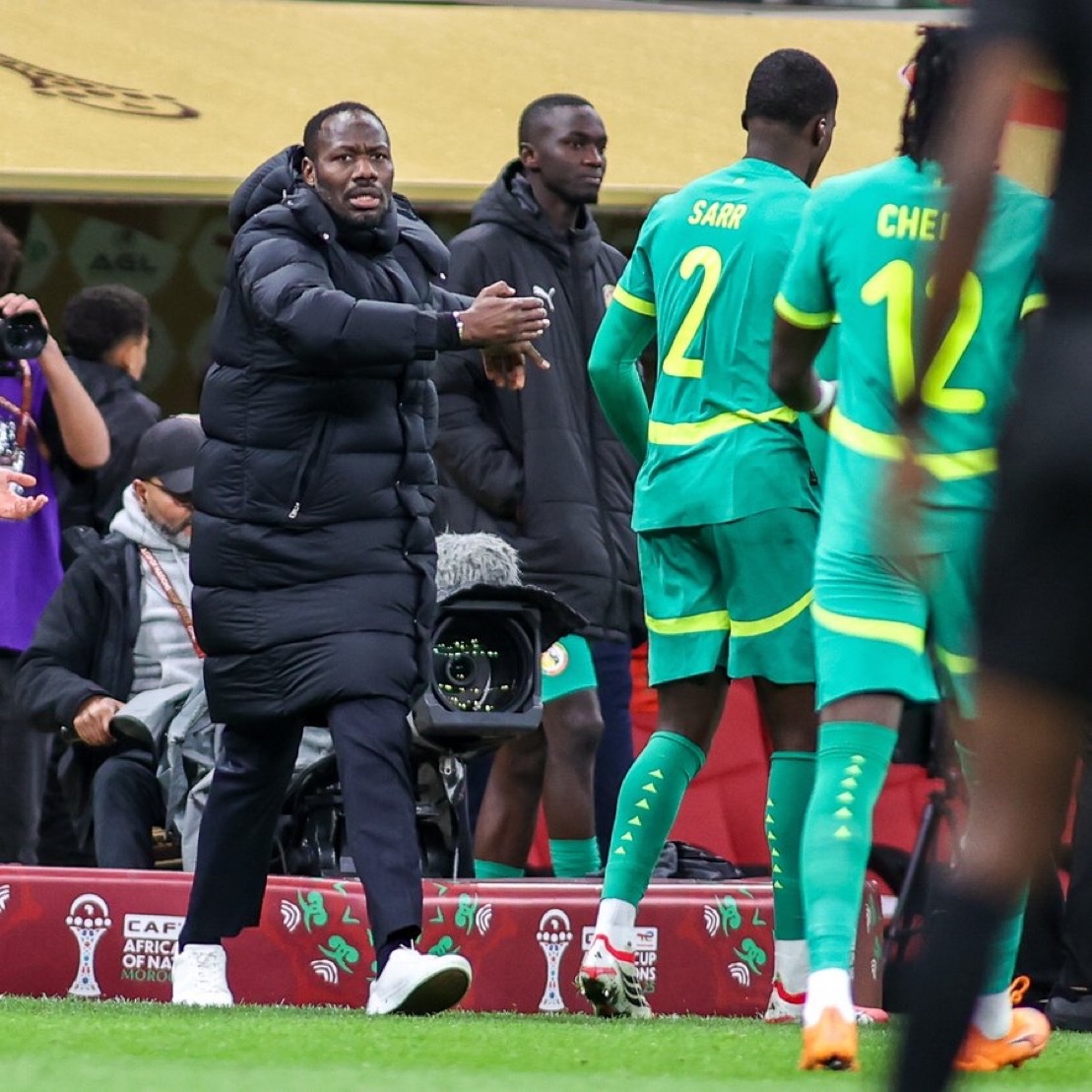 TouchlineX's tweet photo. 🚨 𝗕𝗥𝗘𝗔𝗞𝗜𝗡𝗚: CAF has announced sanctions for both Morocco and Senegal following the AFCON final incidents. 

CAF have also confirmed that Senegal are rightful champions.

Senegal's sanctions:
• 5-match ban (CAF games only) for coach Pape Thiaw + a $100,000 fine.
• 2-match ban for Iliman Ndiaye and Ismaïla Sarr.
• A $615,000 fine for the Senegalese Football Association.

Morocco's sanctions:
• A 2-match ban for Achraf Hakimi.
• A 3-match ban for Ismaël Saibari plus a $100,000 fine.
• A $300,000 fine for the Moroccan Football Federation.
• A $200,000 fine for the ball boys for the incident regarding Mendy's towel.