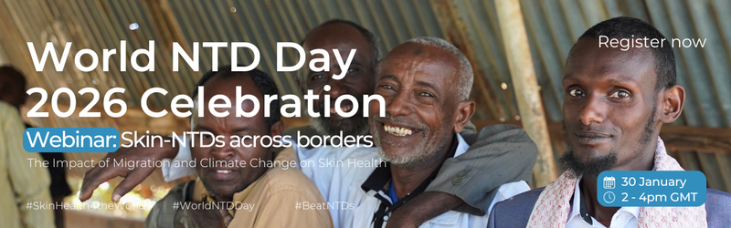InfoNTD's tweet photo. 🌍 Webinar | Skin-NTDs Across Borders

How migration &amp; climate change are reshaping skin health and NTD care worldwide.

📅 30 Jan | ⏰ 14:00–16:00 GMT | 💻 Online - Zoom

👉 Register: https://t.co/I2vnWw63SQ

#SkinNTDs #GlobalHealth #ClimateChange #Migration https://t.co/KSOVJ8JUCv