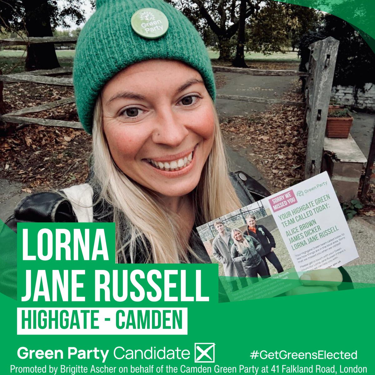 Camden Green Party tweet media