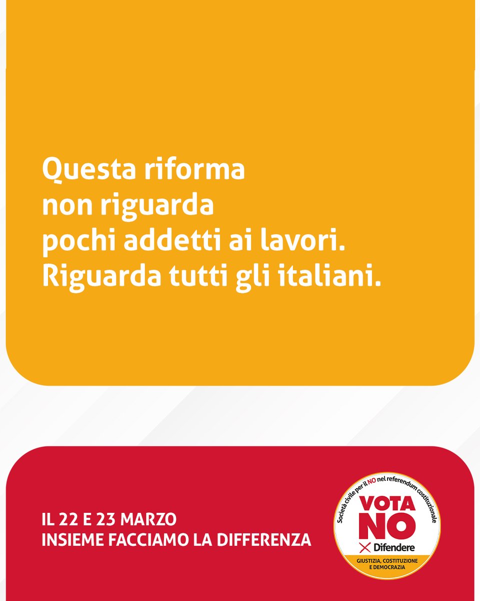 “Questa riforma non riguarda pochi addetti ai lavori. Riguarda tutti gli italiani”

La Legge Meloni/Nordio stravolge la Costituzione e mette a rischio l’autonomia della magistratura, compromettendo l’equilibrio tra i poteri dello Stato. L’obiettivo è preciso: sottoporre la