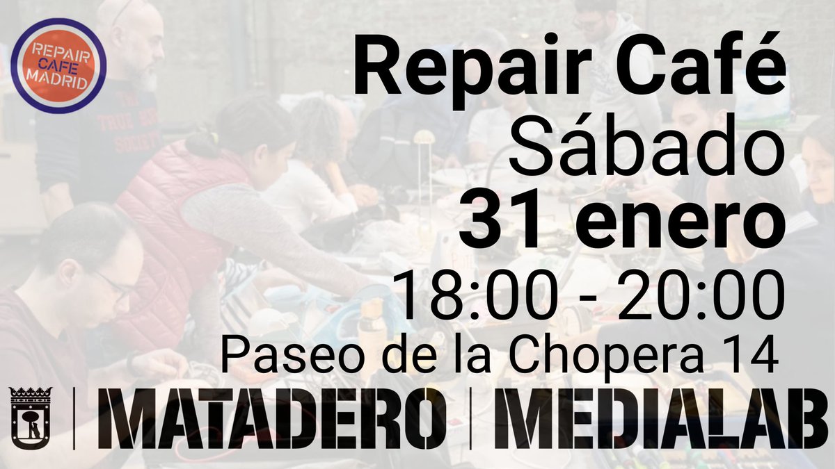 Repair Café Madrid tweet media