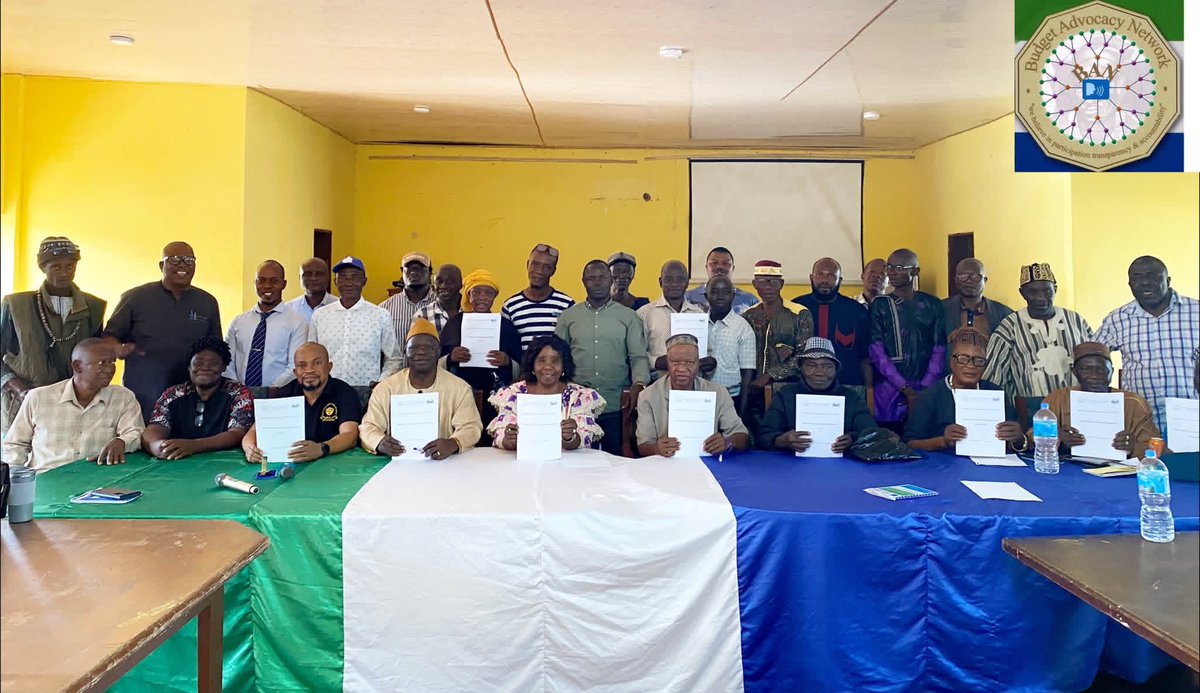 Budget Advocacy Network Sierra Leone -BAN tweet media