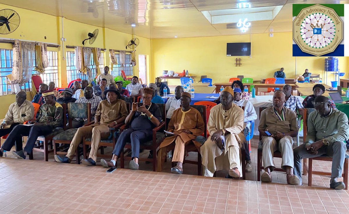 Budget Advocacy Network Sierra Leone -BAN tweet media