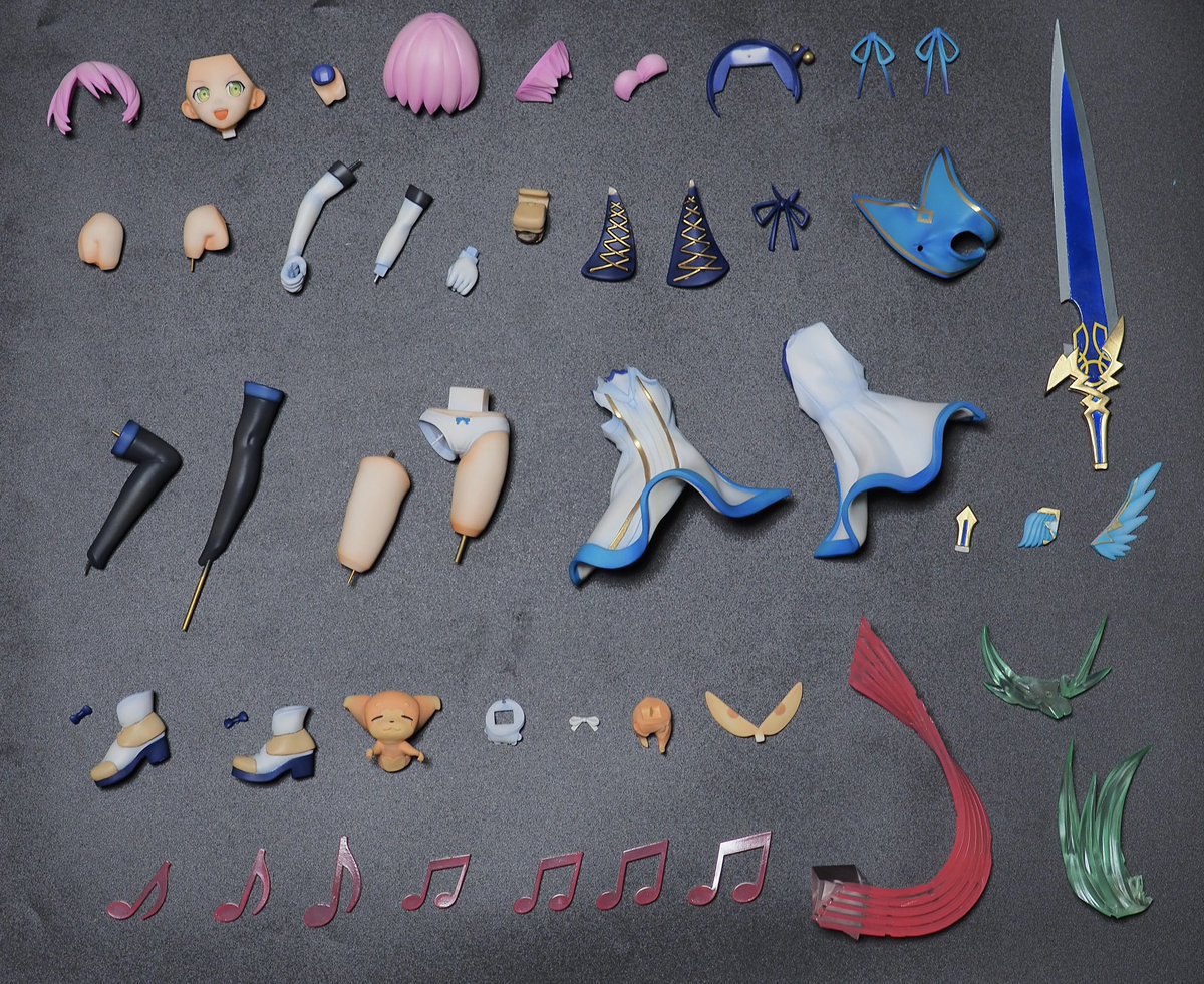 ワン太郎ページ パーツ一覧(彩色済み)