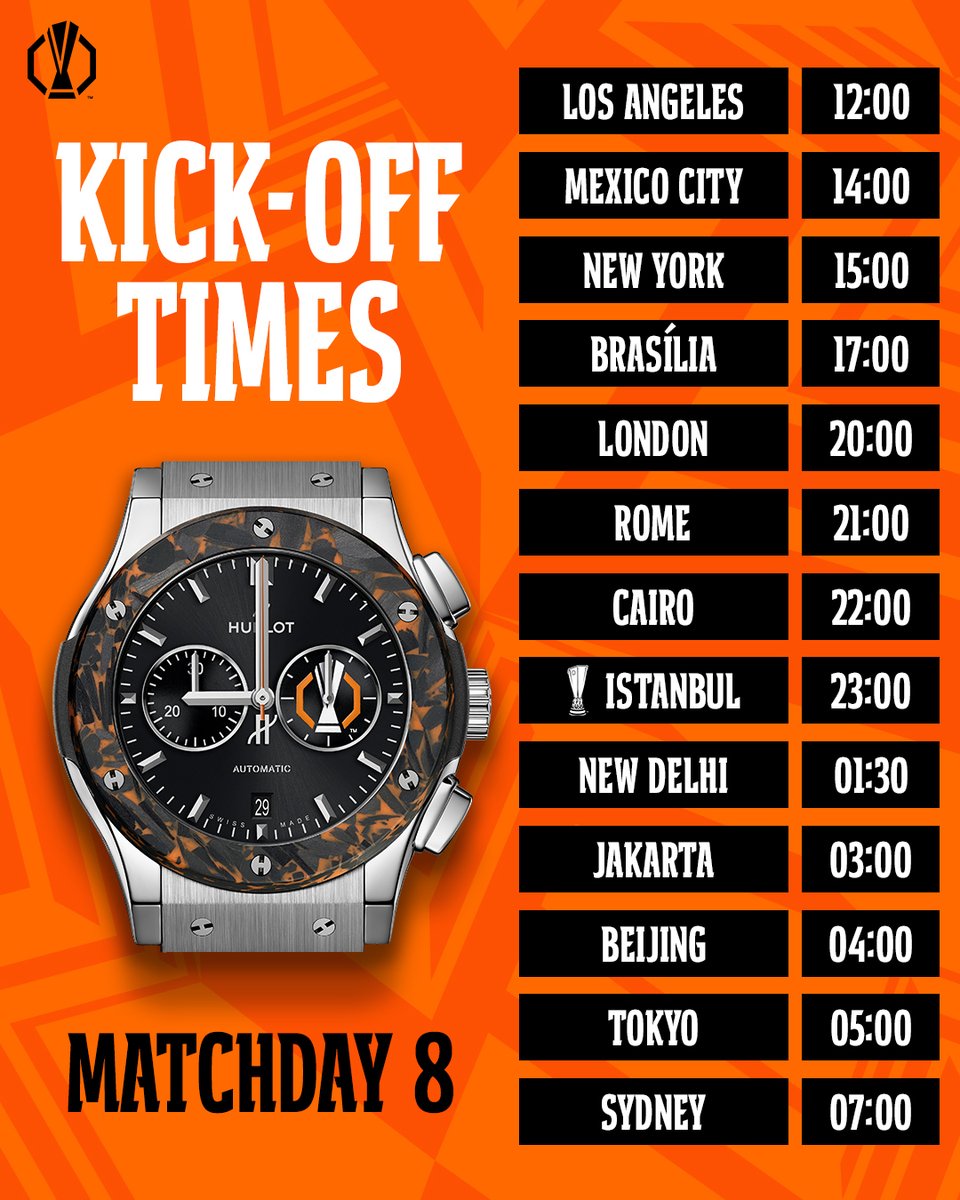 Europa League kickoffs