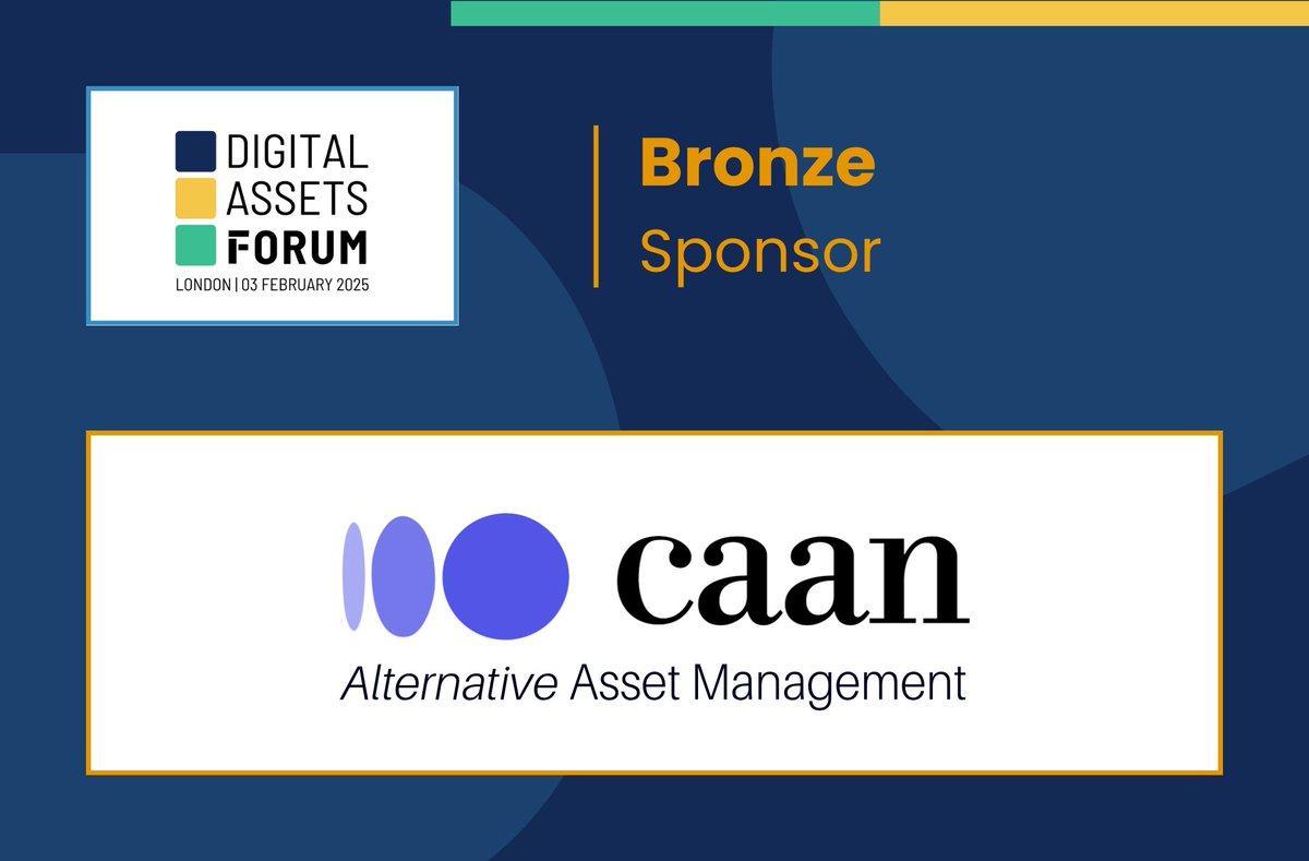 CAAN Alternative Asset Management joins Digital Assets Forum 3 London as a  Bronze Sponsor. CAAN is a digital asset investment manager focused on crypto  markets, offering actively managed strategies and investment solutions