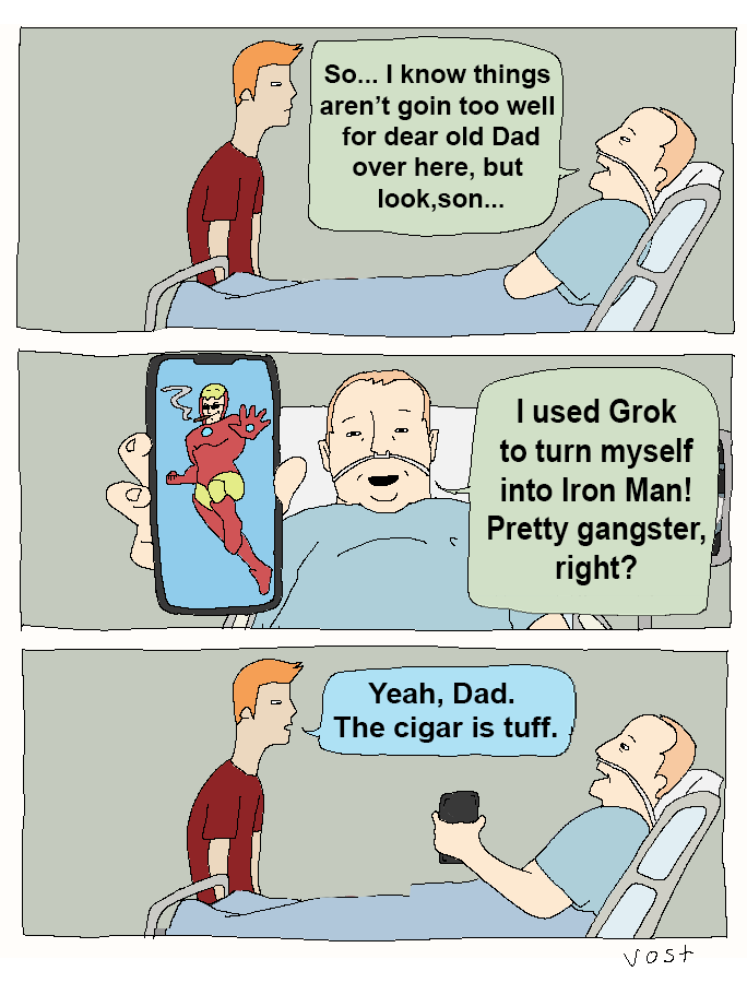 father son bonding: hospital visit