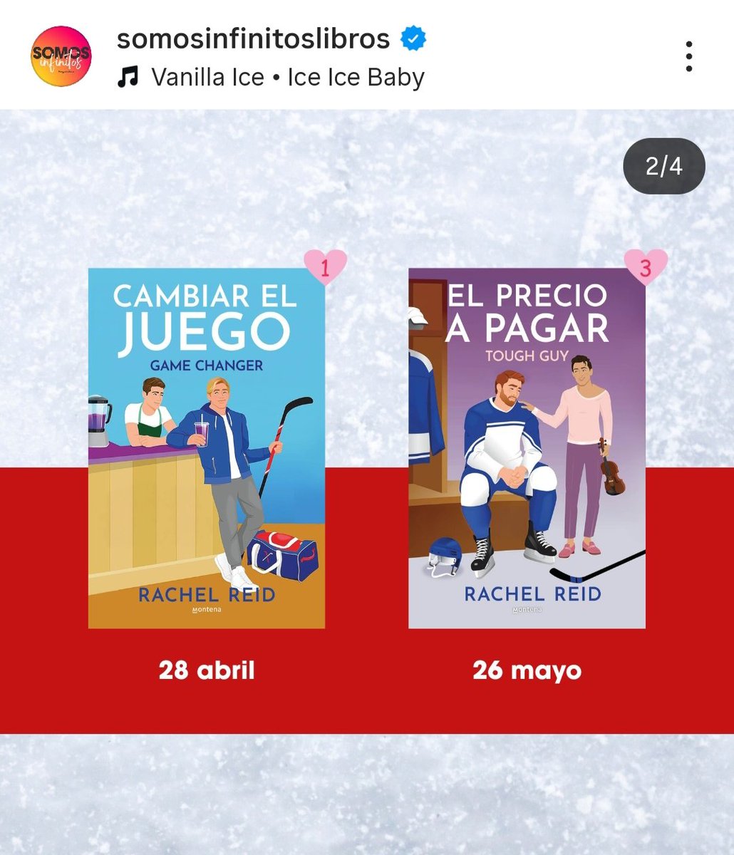 estercilla16's tweet photo. Desde el sello de Montena, de @penguinlibros  anuncian que van a editar toda la saga del hockey de Rachel Reid en España.
Ya han dado las fechas de los siguientes.
Necesitamos más libros Boys'Love de este estilo.
Hay una gran literatura de romance gay que necesitamos. https://t.co/geJZpaVJCh