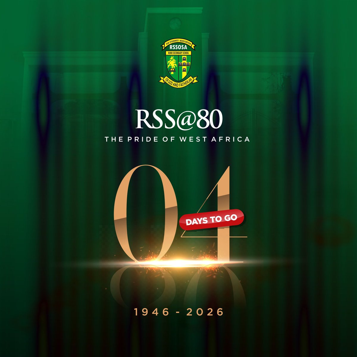 NationalRssosa's tweet photo. 4 DAYS TO GO
80 years of stories.
80 years of growth.
80 years of us.
The legacy is just getting started.
#rssosamedia #rssat80 https://t.co/mP6FnuWGD5