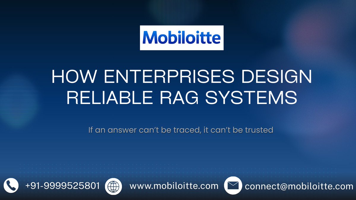 Mobiloitte | Agentic AI, RAG & Digital Engineering tweet media