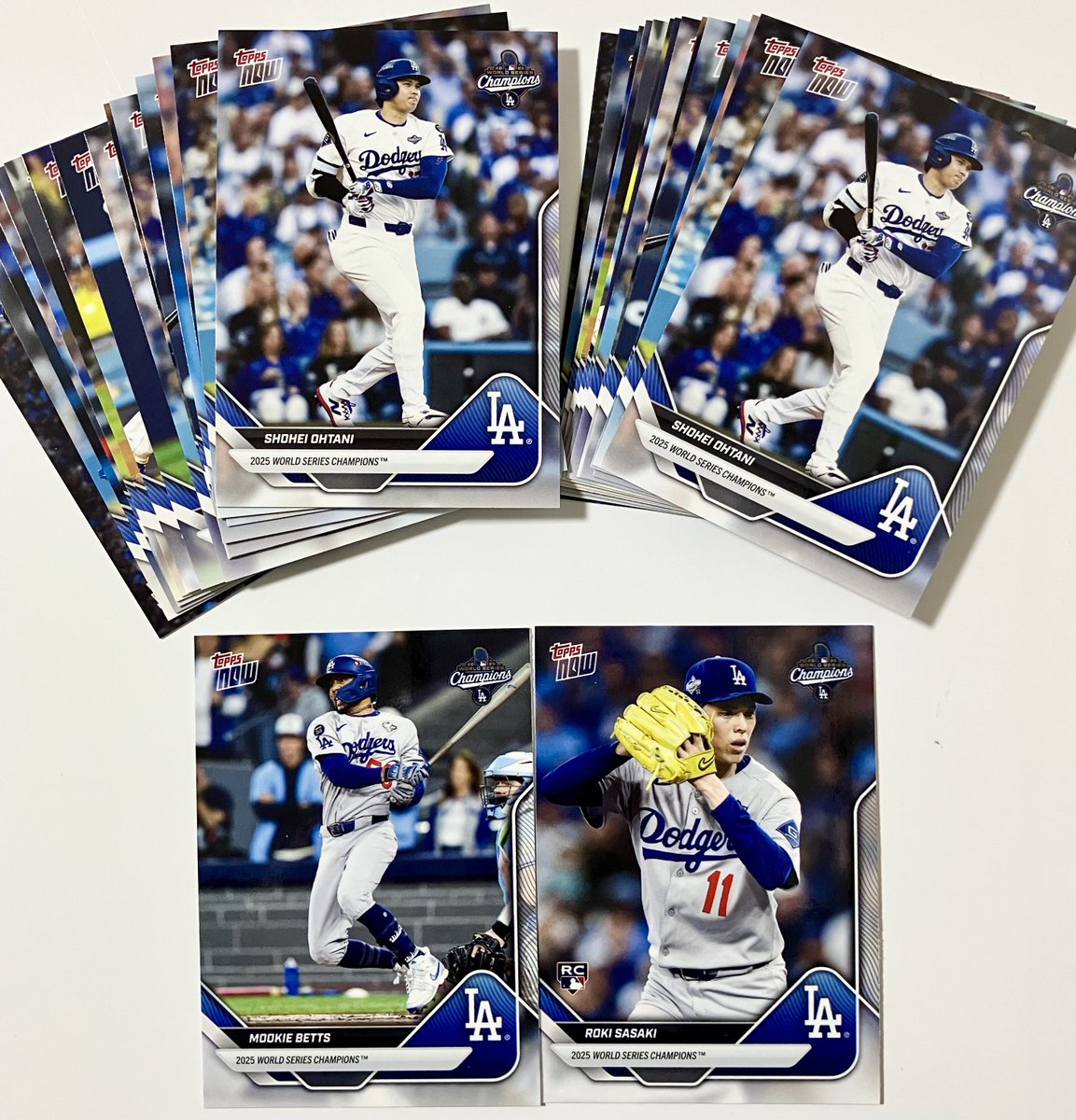 開封結果】 □2025 World Series Champions - Los Angeles Dodgers