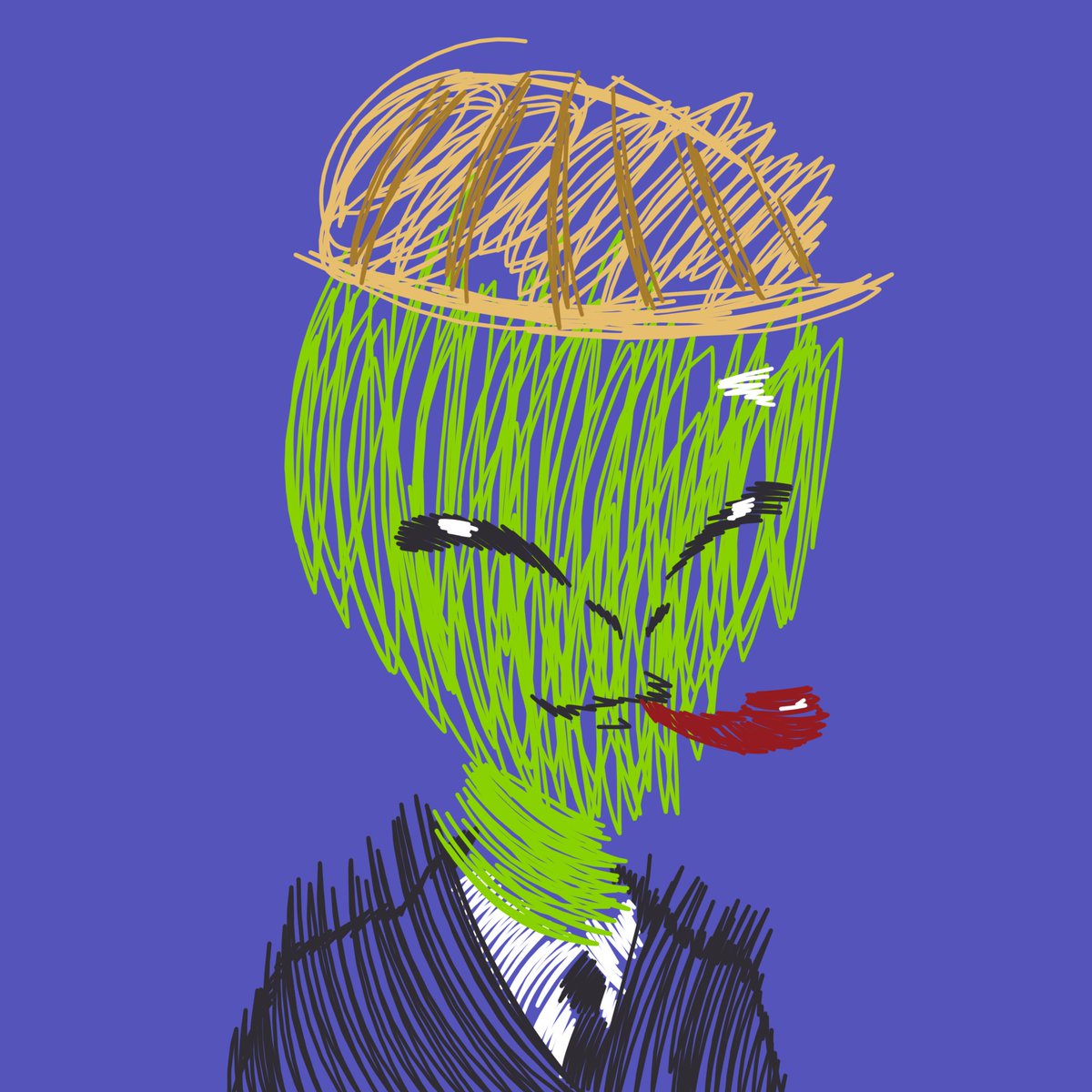 New drop!! 
Available on <a href="/xrpcafe/">xrp.cafe ☕</a> 
1/1 art
Alien abstract 
Style inspiration from <a href="/ArtofMojica/">Mr. Scribbles🫀✍️</a> 
Price 8 xrp 

📎xrp.cafe/nft/0008138858…

#xrpcafe