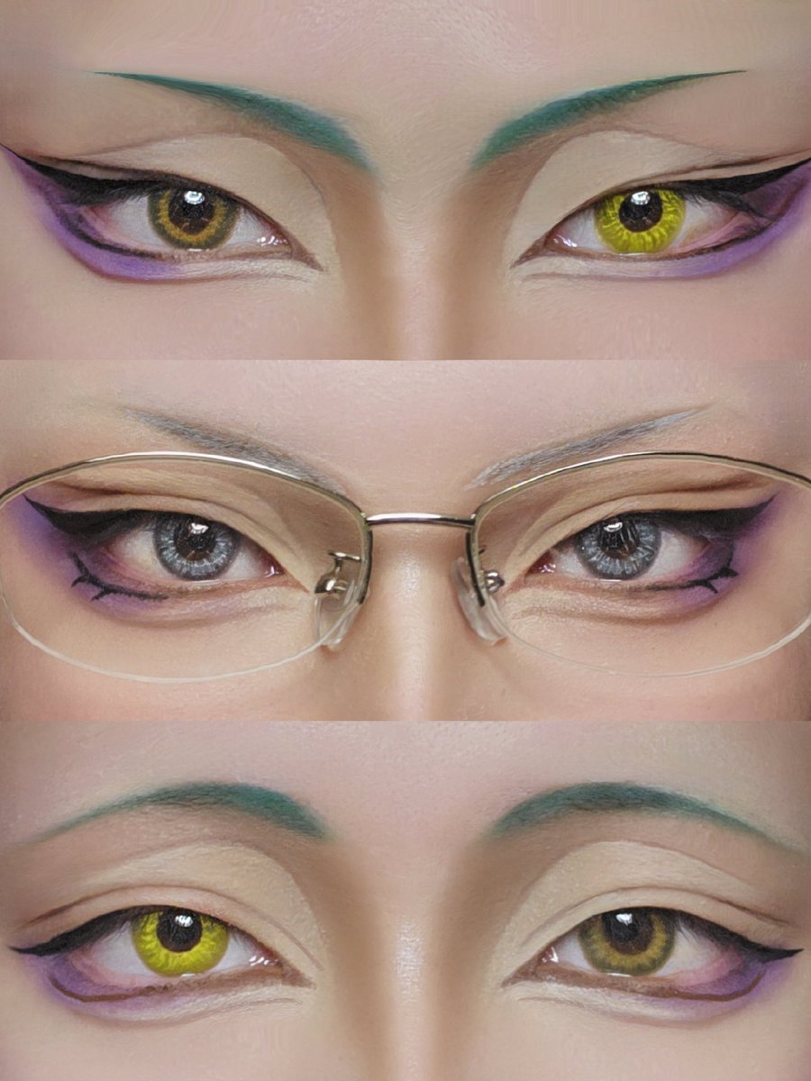 オクタヴィネル寮アイメイク🐚